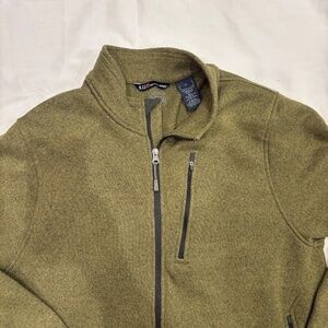 5.11 Tactical Series Fleece Jacket Mens XL Olive Green Full Zip Military Outdoor